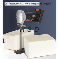 Scie à ruban verticale électrique à grande vitesse pour la découpe de mousse, de panneaux de mousse, de caoutchouc et de matériaux en mousse plastique souple