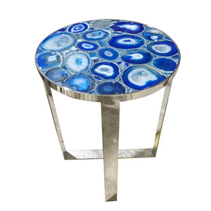 גרניט פרויקט וילה עם משטחי מאובנים עץ מאובנים שולחן צד עץ מאובן - Product Image 2