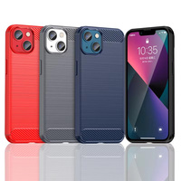 TPU antichoc protection téléphone portable sacs en Fiber de carbone coque de téléphone pour xiaomi Redmi 9 11 12 13 Lite Note10 Pro