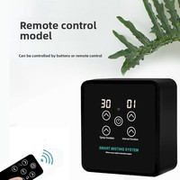 Sistema de Nebulización Ecológico de Alta Calidad para Reptiles, de Plástico ABS Negro, con Temporizador, Rociador Inteligente para Plantas Trepadoras
