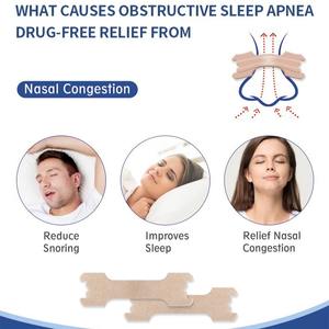 Gesundes Leben Anti-Schnarch-Nasen pflaster Kräuter-Nasen streifen Nasen dilatator für Schlafentlastungs-<span class=keywords><strong>Stopper</strong></span> Anti-Schnarch-Gerät - Product Image 3