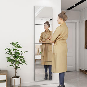 <span class=keywords><strong>Miroir</strong></span> argenté 3d en acrylique, décoration murale <span class=keywords><strong>de</strong></span> <span class=keywords><strong>salle</strong></span> <span class=keywords><strong>de</strong></span> <span class=keywords><strong>bain</strong></span> - Product Image 3