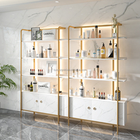Stands d'exposition pour salon de beauté, magasin de cosmétiques, présentoirs de maquillage, éclairage LED, présentoir pour flacons de parfum