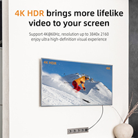 Câble HDMI en fibre optique AOC Zong 50m 100m 300m Ultra résistant 4K 60Hz 6Gbps