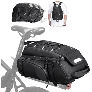 Nouvelle Sacoche <span class=keywords><strong>de</strong></span> <span class=keywords><strong>Vélo</strong></span> Tendance <span class=keywords><strong>pour</strong></span> Porte-Bagages Arrière, Étanche, avec Bandoulière, Grande Capacité <span class=keywords><strong>pour</strong></span> Trajets Quotidiens et Voyages - Product Image 1