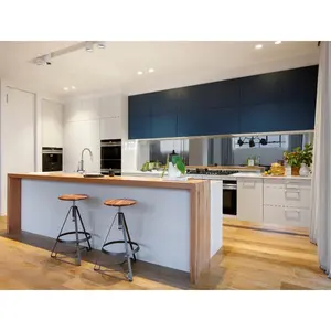 现代澳大利亚悉尼厨房家具组合模块化厨房橱柜设计中国制造
