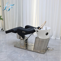 Bassin de lavage de cheveux portable, réservoir d'eau de rangement, évier à shampoing mobile et lit de spa capillaire japonais