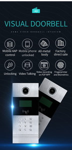 Vidéophone <span class=keywords><strong>2</strong></span> <span class=keywords><strong>fils</strong></span> 7 pouces avec fonction d'appel direct et de communication bidirectionnelle pour entrées d'usines industrielles - Product Image 3