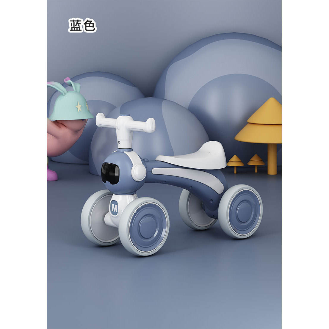 [Space Head] ไฟดนตรีสีฟ้า