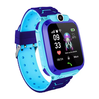 Montre connectée pour enfants Q12 en gros avec carte SIM 2G, traceur GPS, étanche IP68, appel, réveil