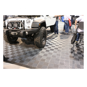 Piso Plastico Del Taller Del Garaje De <span class=keywords><strong>La</strong></span> Prenda Impermeable Durable Amistosa De Eco 3D Que Entrelaza - Product Image 5