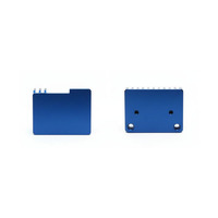 Dissipateur thermique carré usiné sur mesure 120x30mm pour amplificateur et ordinateur portable, en alliage de cuivre série 6000, solution efficace avec service de découpe