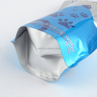 Sacs à boisson réutilisables portables de qualité alimentaire personnalisés tiennent debout pochettes à bec verseur en plastique avec couvercle pour emballage de boissons liquides