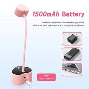 Heart Shape <b>Wireless</b> UV LED Rechargeable Mini Desktop Nail <b>Lamp</b> for Fast Curing Gel Polish Manicure - Product Image 4