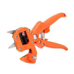Grafting Shears Green Stainless Steel 10-20 Mm Anvil Pruner With Knife Set For Fruit Tree Grafting Tools - Product Image 2