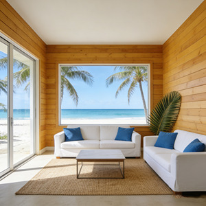 38.5 ㎡   Cabaña Modular Prefabricada con Vista al Mar, <span class=keywords><strong>Casa</strong></span> Pequeña para Resort de Playa y Glamping, Lista para Habitar, Villa Vacacional - Product Image 2