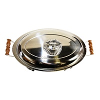 Plat de service professionnel sur mesure pour buffet traiteur avec réchauds et plats de présentation – Fournitures pour hôtels et usage domestique