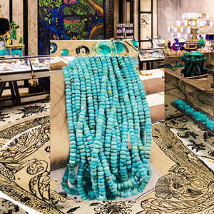 Cuentas Redondas Facetadas de Amazonita Natural de Alta Calidad, Piedras Preciosas de Cuarzo Sueltas - Product Image 2