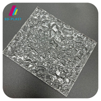 Feuille acrylique transparente ondulée à fort impact, feuille acrylique flexible pour sublimation, pour découpe personnalisée