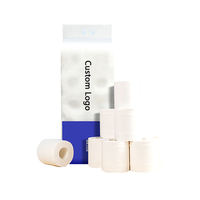 Papier toilette ultra doux, antibactérien, écologique, jetable, résistant, lavable, 1 à 4 plis, en pâte de bois vierge, en vrac, économique, pour usage domestique