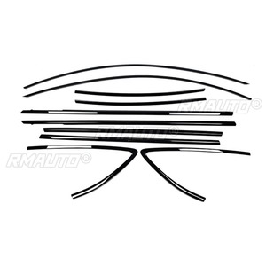 Bande décorative pour fenêtre de voiture, cadre de porte extérieur en acier inoxydable pour Volkswagen Golf 6 2008-2013, Kit carrosserie, accessoires de voiture - Product Image 5