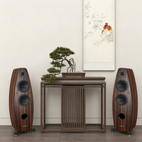 Enceintes T6 doubles de 6,5 pouces en bois, tour Hi-Fi passive pour home cinéma et audio de salon