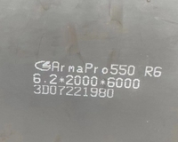 Plaque d'armure balistique en acier au carbone de haute résistance Armox500 PRO500 Niveau 4 5 Feuilles MS Plaque d'acier balistique pour cibles de tir