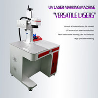 Machine de marquage laser pour bijoux, gravure sur plastique, caoutchouc, verre, métal, non-métal, machine de marquage laser UV 5w 10w