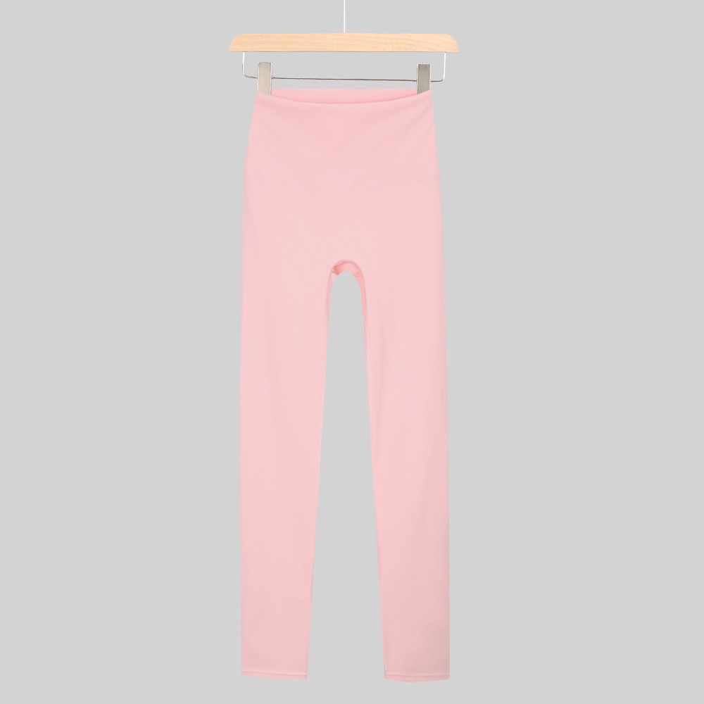 Lulu High Quality Women's High Waist Yoga Pants Elastic Waist Full Length Solid Pattern Spandex/Nylon 3XL Plus Size