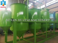 Machine de raffinage d'huile brute automatique à grande échelle pour poisson/arachide/noyau de palme/tournesol/soja/sésame 10-300 TPD, à économie d'énergie