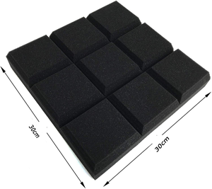Panneaux acoustiques auto-adhésifs imperméables à l'eau insonorisés polyuréthane 3D antibruit moderne salon chambre entrepôt hôtel - Product Image 2