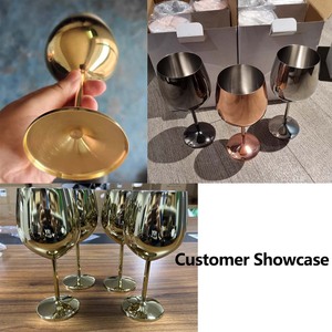 แก้วโลหะสแตนเลส 250 มล. สำหรับไวน์ แชมเปญ หรือเครื่องดื่มอื่นๆ  พร้อมโลโก้สั่งทำ สำหรับงานปาร์ตี้ งานแต่งงาน หรือบาร์ - Product Image 6