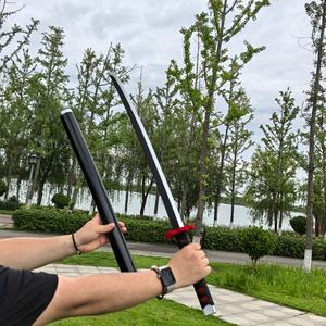 エイリート アニメ風侍刀 31インチ ハロウィンテーマ 軽量 安全 リアルなユニセックスおもちゃ 子供 ティーン向けコスチューム - Product Image 2