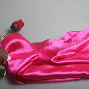 Desain baru 100% kain poliester kualitas tinggi warna murni berkilau mewah crepe milano satin kain poliester untuk <span class=keywords><strong>dr</strong></span> - Product Image 5