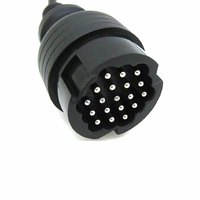 Câble circulaire 19 broches mâle vers OBD2 16 broches femelle pour Porsche