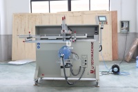 Máquina de serigrafía de cubo de 5 galones, impresora de serigrafía semiautomática para cubos de plástico, tambores, contenedores cilíndricos