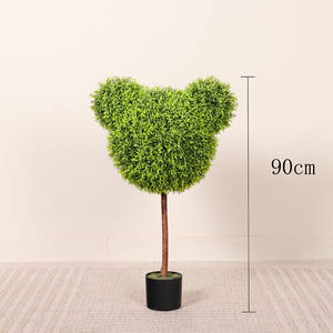 Balle d'herbe artificielle <span class=keywords><strong>en</strong></span> plastique, plante artificielle écologique résistante aux UV, décoration de sol intérieure, ornement paysager, Pâques - Product Image 2