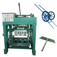 Machine semi-automatique de fabrication de blocs creux QT4-35, haute efficacité, hydraulique, 3200 pièces/turn, populaire en Afrique, à bas prix