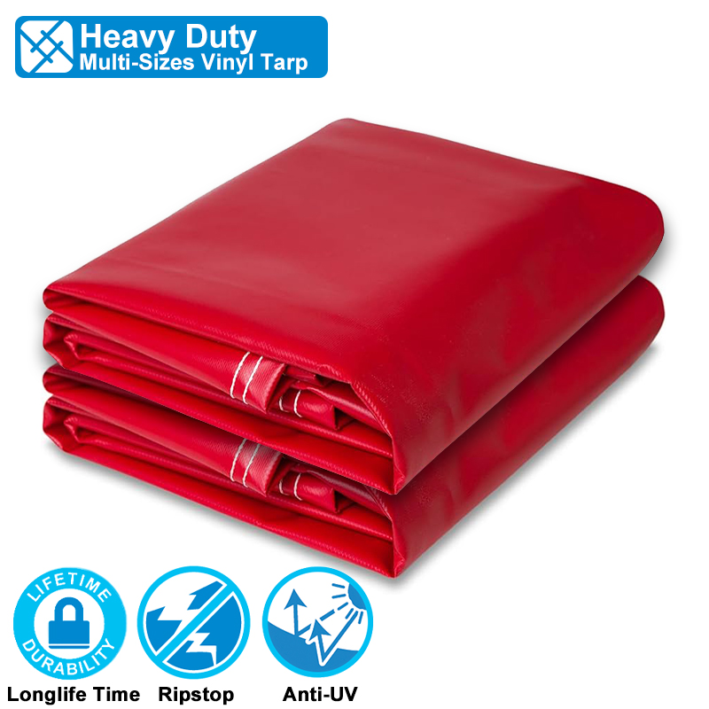 Thickened PVC Coated Industrial Fabric Heavy Duty Waterproof Woven Textile High Tensile Strength Material Roll Free Sample