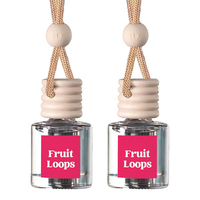 Rafraîchisseur d'air suspendu pour voiture 3ml 5ml 8ml Diffuseur de désodorisant intelligent pour voiture Diffuseur d'aromathérapie Voiture avec logo