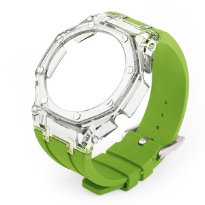 Boîtier de montre en cristal de <span class=keywords><strong>GMA</strong></span>-<span class=keywords><strong>S2100</strong></span> avec kit de mod de bracelet en caoutchouc de silicone transparent pour remplacement de modification <span class=keywords><strong>GMA</strong></span>-<span class=keywords><strong>S2100</strong></span> bracelets de montre - Product Image 4