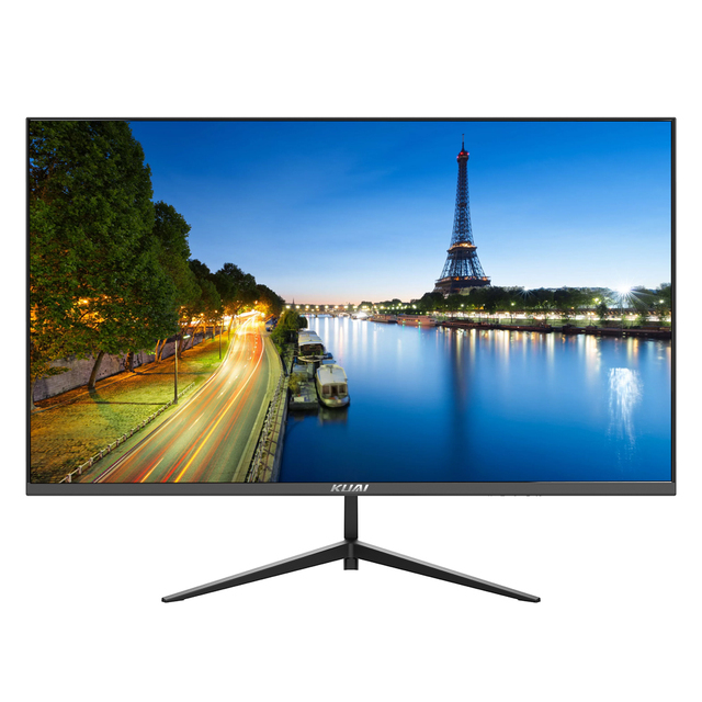 24 Inch Full HD LED Monitor with VGA//DP Interfaces for PC Desktop-Business Use
