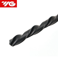 Foret hélicoïdal à manche droit spécial en acier inoxydable HSS, finition oxyde noir, modèle 2.0-16.0, Corée YG Original