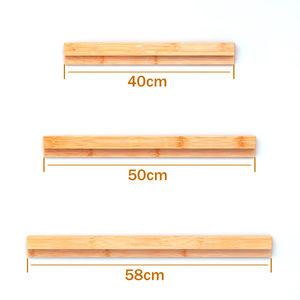 Bamboo Order <b>Clip</b> Kitchen Takeout Holder 40cm 50cm 58cm No Drilling Required Easy Cleaning - Product Image 4