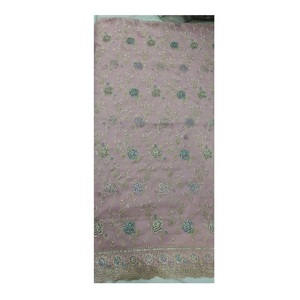 Tela de viscosa de organza de alta calidad con tela de trabajo de piedra Zarkhan accesible a un precio razonable - Product Image 1