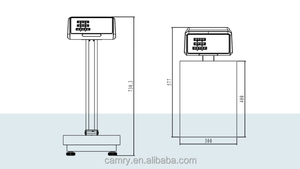 Cheap <strong>Price</strong> Electronic <strong>Digital</strong> Bench Scale High Precise Platform Weight <strong>Machines</strong> - Product Image 6