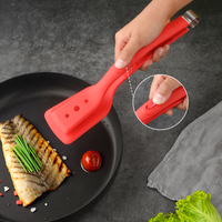 Gadgets de cuisine Spatule à œuf en silicone en acier inoxydable 430 lavable au lave-vaisselle