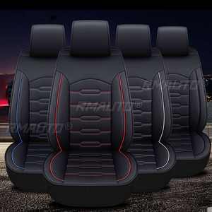 1PC Housse de siège avant universelle pour voiture, en cuir PU respirant et imperméable, protection de siège pour toutes les saisons, compatible avec la plupart des véhicules - Product Image 2