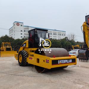 Gebrauchte <span class=keywords><strong>CAT</strong></span> CS683E Vibrationswalze mit Guter Leistung, 18-Tonnen-Straßenwalze CS-533E CS-563D CS58 zu Günstigen Preisen im Angebot - Product Image 6