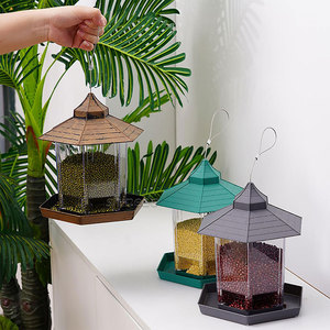 Bền Acrylic Trong Suốt Ngoài Trời Treo Gazebo-Hình Bird Trung Chuyển Phong Cách Công Suất Lớn Vườn Thực Phẩm <span class=keywords><strong>Container</strong></span> Cho Vật Nuôi Hoang Dã - Product Image 3